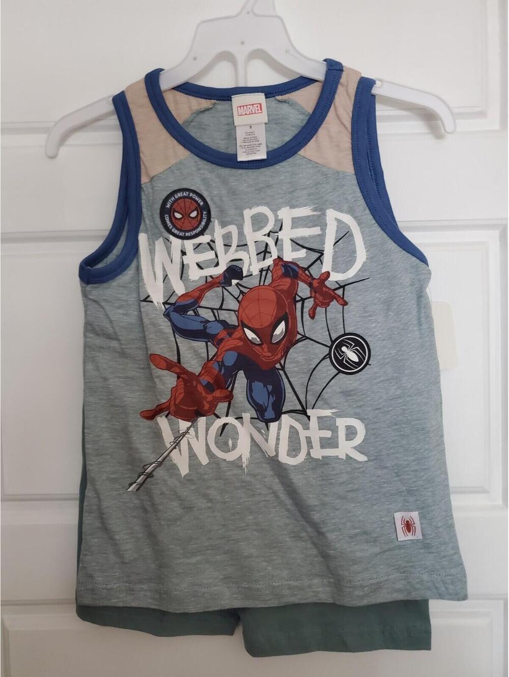 Marvel Boys Short Set,Sz 5 Sz 6 Available